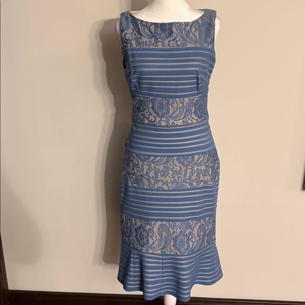 Signature by Sangria Cream Midi Dress